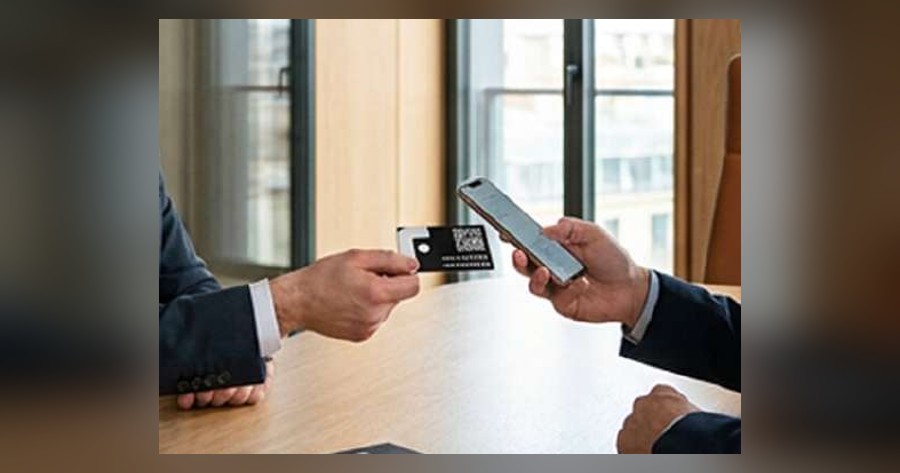 Carte et objet NFC connectés avec un smartphone